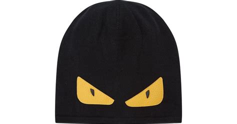 fendi monster fluff|Fendi monster eyes beanie.